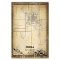 thumbnail image 3 of Edina Vintage Map Prints Canvas, Missouri Map Art Canvas, Canvas, Edina Map City style vintage Canvas , Canvas Wall Art, Street Map Artwork Canvas, 3 of 6