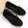 thumbnail image 4 of Cameland Chaussures Décontractées pour Femme, Mode, Confortables, Bout Rond, Talons Bas, Nœud, Couleur Unie, 4 of 7