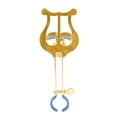 thumbnail image 2 of Lyre for Trumpet Marching Music Stand Marching Concert Trumpet Gold Silver Metal Gold, 2 of 9