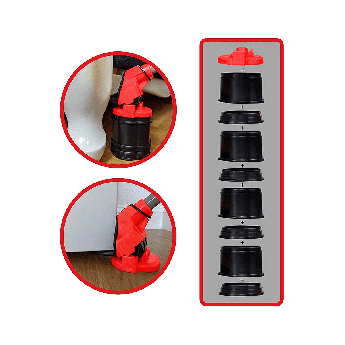14PC Set Furniture Mover Tool Transport Set Transport Lifter Heavy Stuff Moving 4 Wheeled Mover Roller Hand Tools