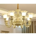 thumbnail image 3 of Replacement Ceiling Fan Vanity Chandelier Frosted And Clear Shade Traditional Lamp Glass Shade 2, 3 of 9