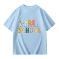 thumbnail image 5 of Miaoju Toddler Girl Shirts 2t Crewneck Solid Color Short Sleeve T Shirts Comfortable Summer Tops Girls Summer Tops T-Shirts, 5 of 6