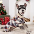 thumbnail image 2 of Pijama para perro XPUDAC, paquete de 4 unidades, a cuadros, 3XL, rojo, verde, caqui y gris, 2 of 5