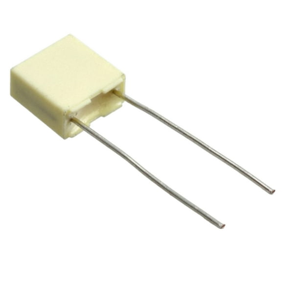 Pack of 120 R82EC3100DQ70J Cap Film 0.1uF 100V PET 5%( 7.2 X 2.5 X 6.5mm) Radial Stacked 5mm 105°C, Bulk, RoHS