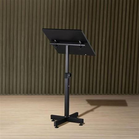 - Adjustable Lectern Stand Portable Presentation Podium Stand Black