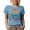 Baby Blue, variant on Best Cat Mom Ever with Paws and a Kitty, Tan T-Shirt, Small