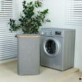 thumbnail image 6 of Yeulluey Laundry Hamper with Lid, 110L Large Laundry Hamper with Handle and Lid, Collapsible Clothes Basket Organizer with Removable Inner Bag for Clothes Toys Towels - Grey, 6 of 7