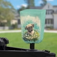 thumbnail image 2 of Yuyamidu Cute Pug RV Electric Tongue Jack Cover Daisy RV Electric Jack Protective Cover Waterproof Tongue Cover for RV/Camper/Travel Trailer/Plug Protector, Green, 2 of 7