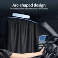 thumbnail image 3 of Track-Mounted Car Side Window Curtains - Premium Retractable Sunshades - Total Blackout for Privacy & UV Protection - Universal Fit for Cars, SUVs, and Vans - Easy Glide Rails with Secure Ties, 3 of 11