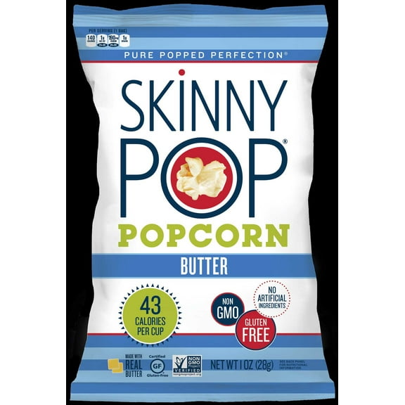 Skinnypop Popcorn 1 Ounce Butter, 1 Ounces, 12 per case