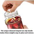 thumbnail image 4 of 9 Pack Fermentation Glass Weights with Easy Grip Handles for Wide Mouth Mason Jars, Pickling Jars, Glass Fermentation Weights for Fermenting Kit, Sauerkraut, Kimchi and More, 4 of 9