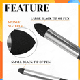 thumbnail image 2 of 14 Pcs Stylo Éponge Mélangeur Double Tête Réutilisable Stylo à Récurer Lavable Pinceau Éponge à Récurer Art, 2 of 7