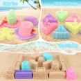 thumbnail image 4 of Set de juguetes de playa Dreamon, cubo de arena plegable con moldes para niños, 4 of 7