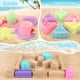 thumbnail image 4 of Set de juguetes de playa Dreamon, cubo de arena plegable con moldes para niños, 4 of 7