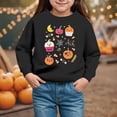 thumbnail image 2 of KPOPLK Girl Zip up Hoodie Sweatshirt Soft Fuzzy Fleece Jacket with Pocket for Girls 5-26 Years(2Y,Black), 2 of 4