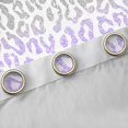 thumbnail image 4 of Homewish Boys Girls Leopard Print Blackout Curtains Set of 2 (52x84 Each),Bling Glitter Window Curtains,Gradient Pink Grey Curtains and Drapes,Microfiber Bedroom Decor, 4 of 6