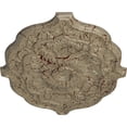 thumbnail image 3 of 36"W x 26"H x 1 1/2"P Pesaro Ceiling Medallion, Hand-Painted Gobi Desert Crackle, 3 of 4