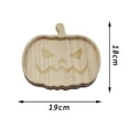 thumbnail image 4 of Fiudx Bandeja de Calabaza de Halloween, Forma Única de Madera, Perfecta para Servir Comida y Refrigerios, Expositor Multifuncional para Velas y Decoración, Regalo para Fiestas Navideñas, Tamaño de Un, 4 of 6