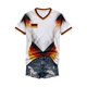 thumbnail image 4 of Women's Football Graphic T-Shirt, Women's Casual V-Neck Short Sleeve T-Shirt with Letter Print for Everyday Wear for Soccer Tournament 2026 Red Size: 2XL, 4 of 4