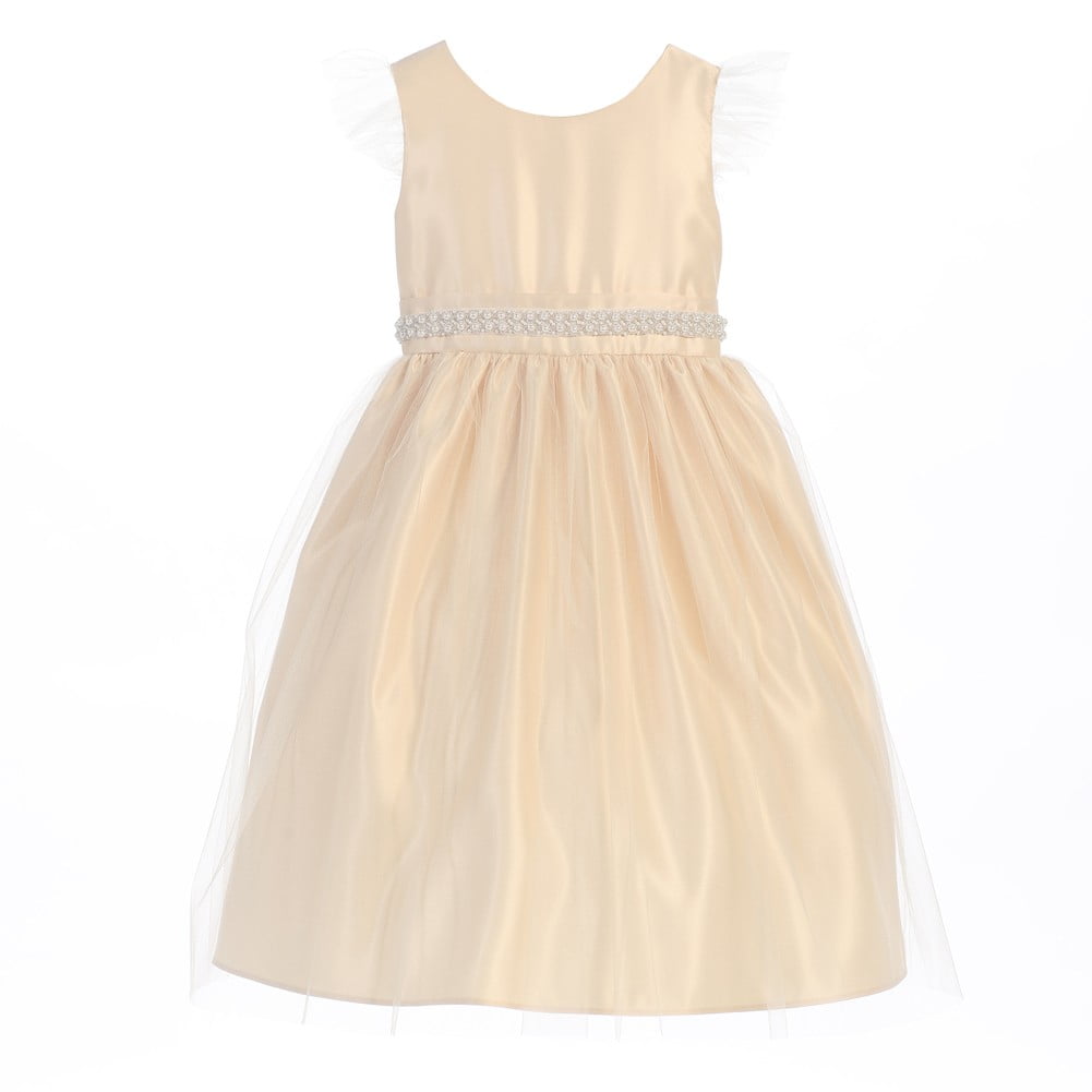 baby girl champagne dress