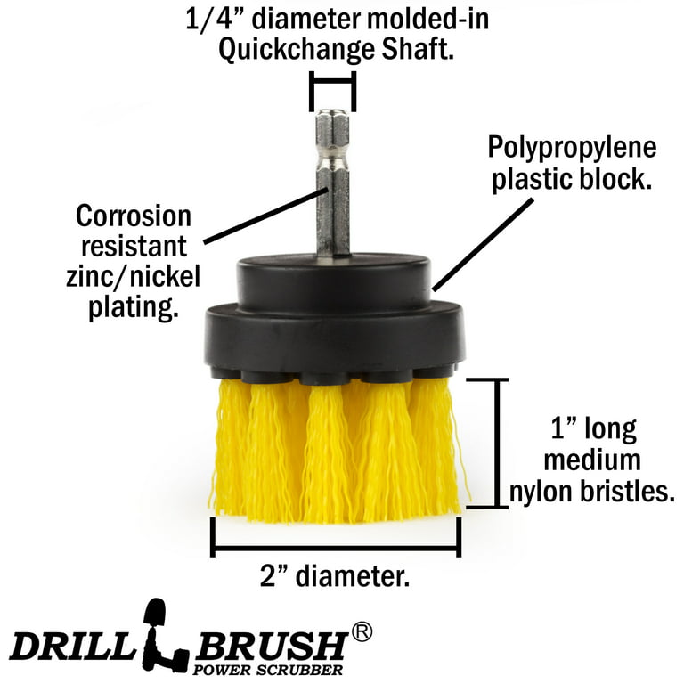Household Power Scrubber Cordless Drill Battery Operated Bathroom and Tile Scrub  Brush 