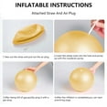 thumbnail image 3 of Exercise Ball Small,Pilates Ball 9 Inch Core Ball,Small Exercise Ball with Pump,Barre Ball,Mini Bender Ball, Pilates, Yoga, Workout, Bender, Core Training and Physical Therapy, 3 of 7