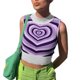 thumbnail image 1 of Púrpura S Chaleco de lana para mujer 2021 Nuevo suéter de cuello redondo sin mangas de amor corrugado de estilo europeo y americano para mujer Top casual para mujer, 1 of 8