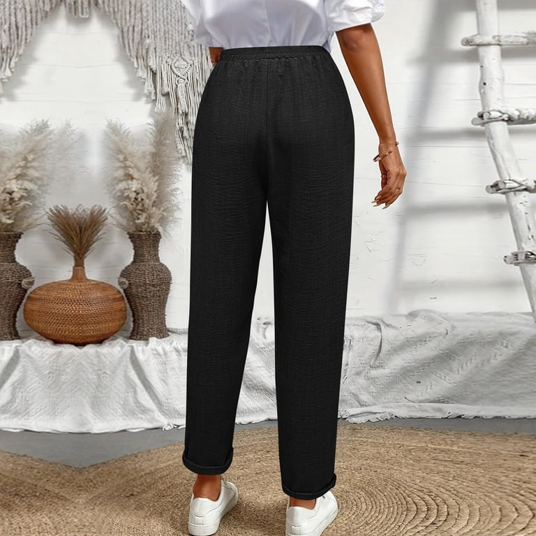 black slim fit dress pants womens Rammus Womens Stretch Dress Pants for Work with 5 Pockets Black 25 XS at Amazon Women's Clothing store