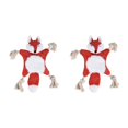thumbnail image 1 of jesticaly Easy To Clean Plush Dog Toy Made Of Durable Polyester Made Of Polyester Squeaky Dog Soft Toy Pet Toy fox 2Set, 1 of 6