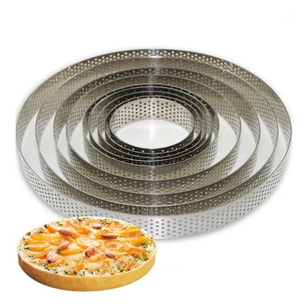 

Round Stainless Steel DIY Cake Mold Dessert Mousse Tarts Circle Baking Tool
