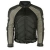 Mens Combo Leather / Textile / Mesh Racer Jacket