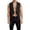 Black, variant on Western Cowboy Vest Men Cropped Suede Tassel Fringe Vest 70s Hippie Open Front Cardigan Jacket Outerwear
