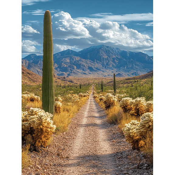 Desert Landscape Canvas Print/Wall Art， Perfect for Living Room，Dining Room， and Gallery Wall Decor