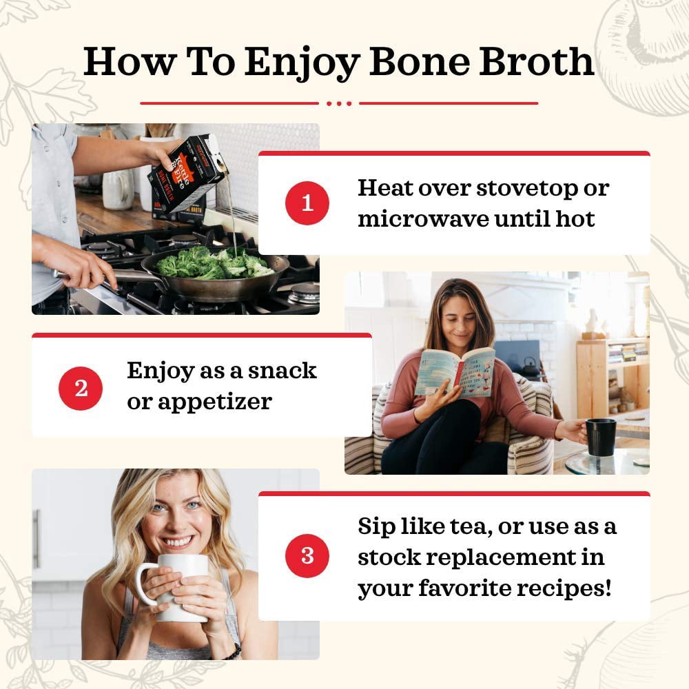 6 Pack: Lemongrass Bone Broth 16oz