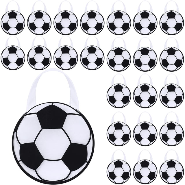 Bolsas de Regalo Shihanee para Fiesta de Fútbol 23x23 cm 24 piezas