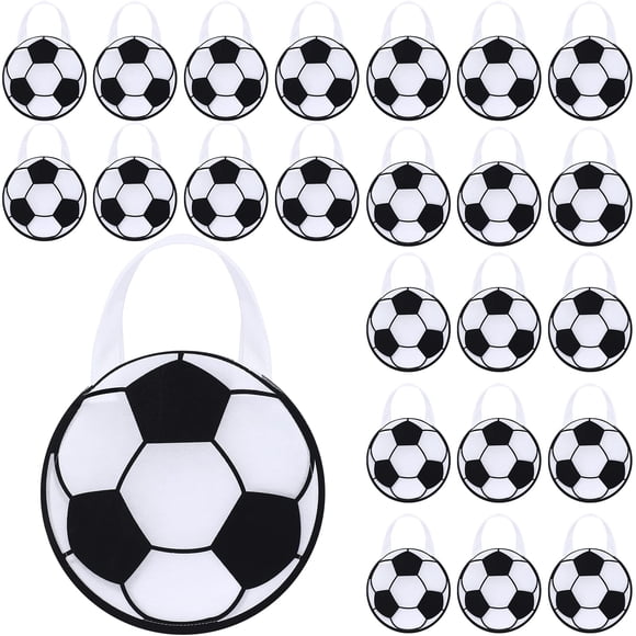 Bolsas de Regalo Shihanee para Fiesta de Fútbol 23x23 cm 24 piezas