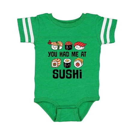 

Inktastic You Had Me At Sushi Gift Gift Baby Boy or Baby Girl Bodysuit