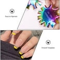 thumbnail image 3 of 1pcs French Smile Line Edge Trimmer Cutter Acrylic Nail Tips Mold Guides Stainless Steel Nails Template Manicure Tools, 3 of 8