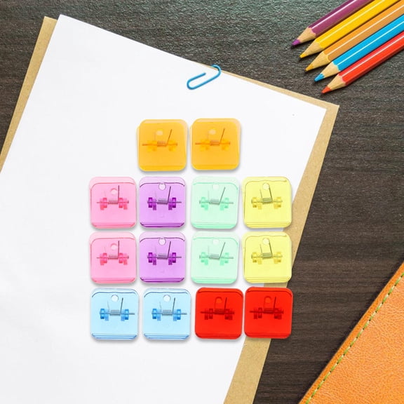 NIYANGLE 14Set Portable Paper Clip for Wall Hanging Door Hanging Blackboard Hanging