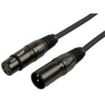 thumbnail image 1 of RARAION - 3 Pin XLR Male to Female Patch Lead, 0.5m Black, 1 of 1