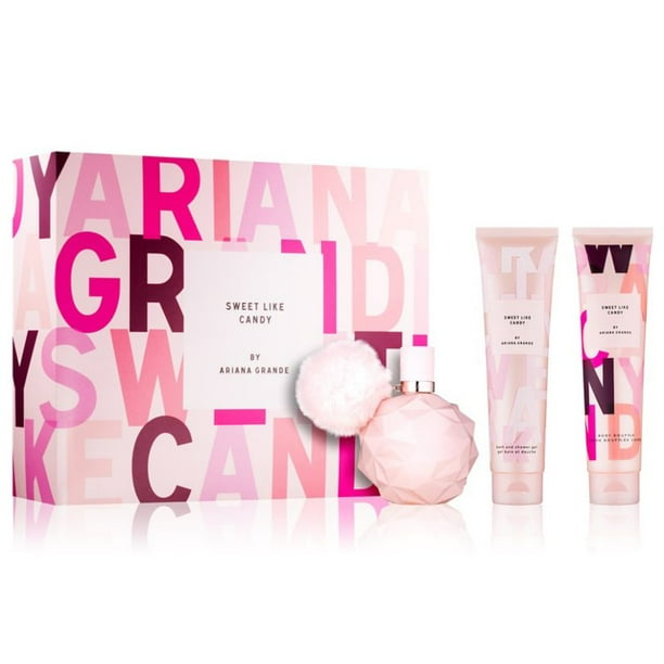 Set 3 Piezas Sweet Like Candy para Mujer edp Ariana Grande Sweet Like Candy para Mujer edp Walmart en linea