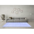 thumbnail image 3 of Ahgly Company Indoor Round Solid Blue Modern Area Rugs, 5' Round, 3 of 4