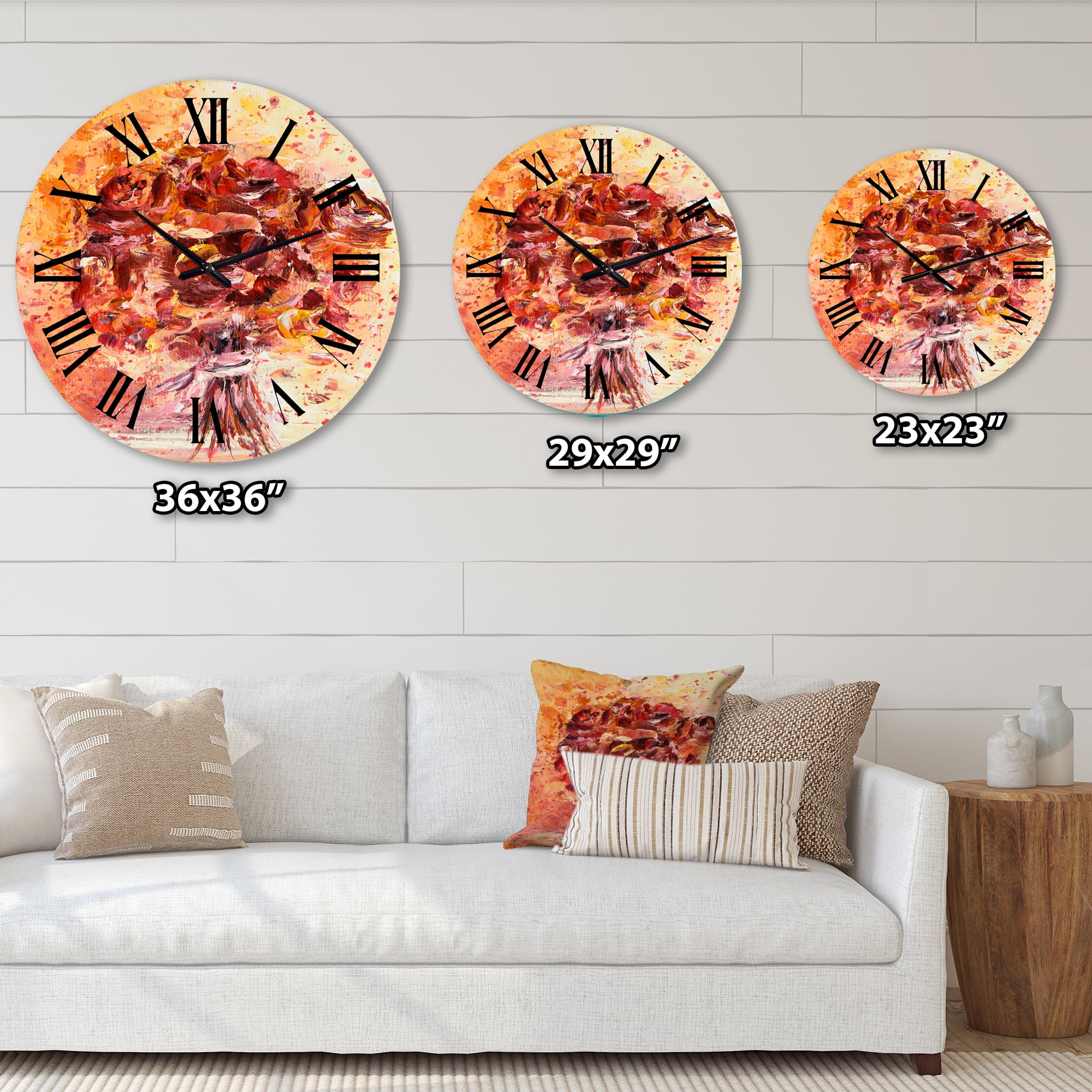 Designart 1 in Traditional Wall Clock