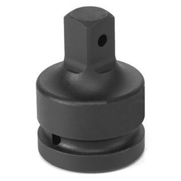Grey Pneumatic 1" Female x 3/4" Male Adapter with Locking Pin