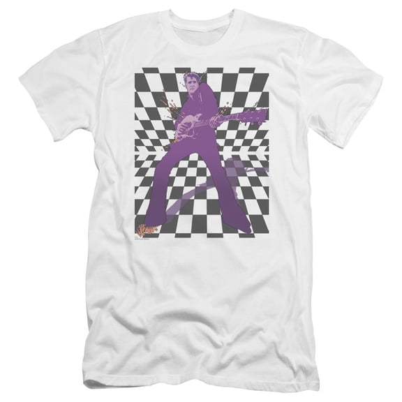 Elvis Presley - Lets Rock - Premium Slim Fit Short Sleeve Shirt - Medium