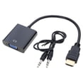 thumbnail image 2 of HDMI To VGA Converter Adapter, Male To Female Connection For PC Laptop PS3 Xbox 360 Monitor Projector, Supports 4K 1080P, 2 of 11