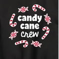 thumbnail image 3 of Instant Message - Candy Cane Crew Christmas - Toddler & Youth Crewneck Fleece Sweatshirt, 3 of 6