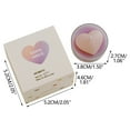 thumbnail image 3 of Scented Candle, Aromatherapy Candle, Round Heart-Shaped Long-Lasting Burn Time, Soothing Fragrance Home Decor, 3 of 6
