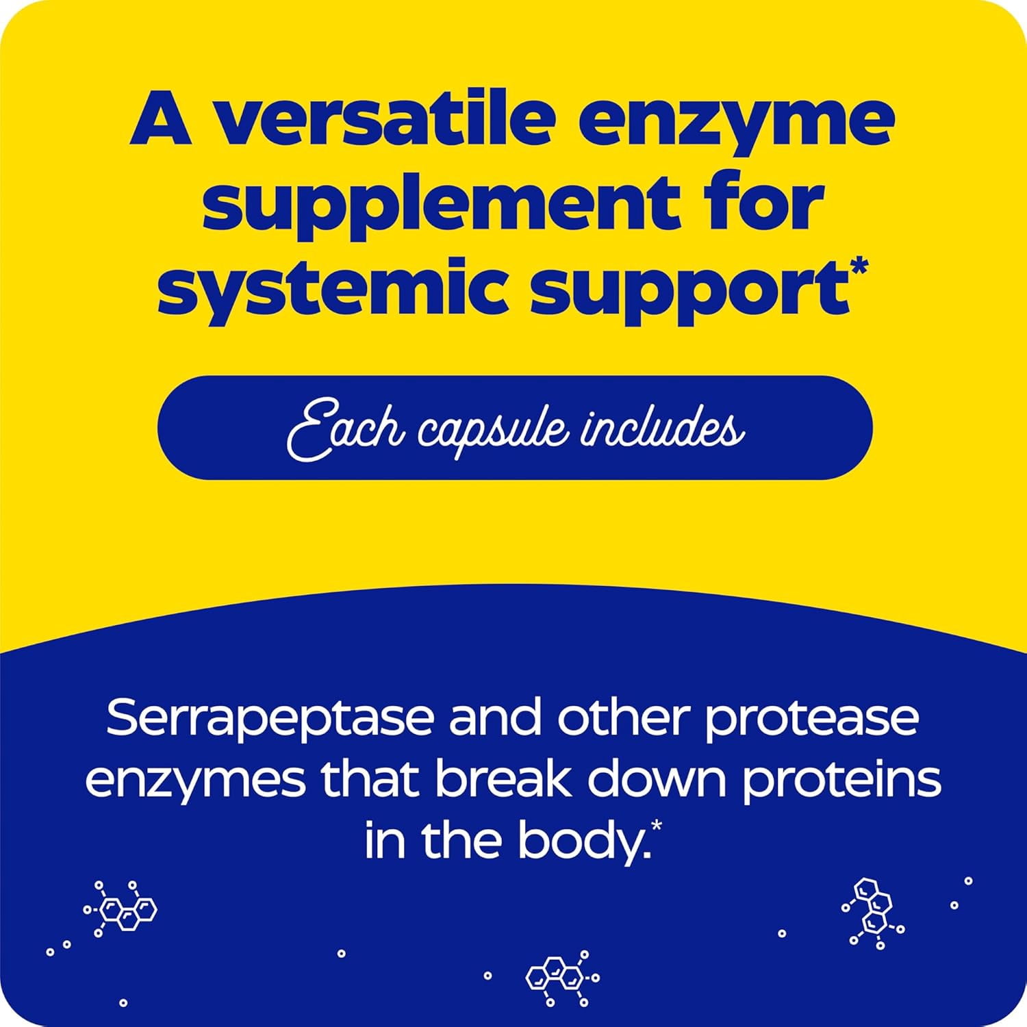 Enzymedica, SerraGold, High-Potency Serrapeptase Enzyme Supplement, Supports Respiratory, Heart & Immune Function, 60 Count