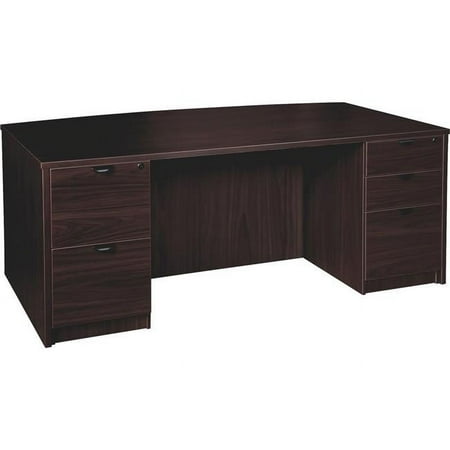 UPC: 0035255183093 | Lorell LLR18309 42 in. Laminate Contemporary Reception Desk  Espresso
